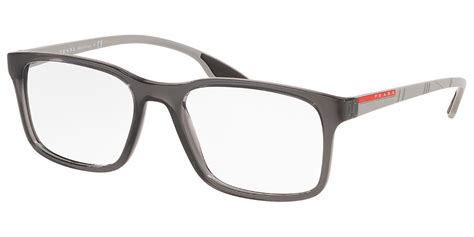 prada ps01lv|Prada Linea Rossa PS01LV 01D1O1 Eyeglasses in Matte Grey .